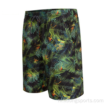 Aangepaste mannen sublimatie fitness atletisch hardloop shorts